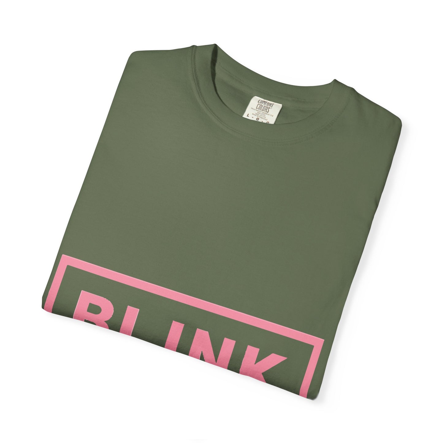 Minimal BLINK Logo – Dyed T-shirt