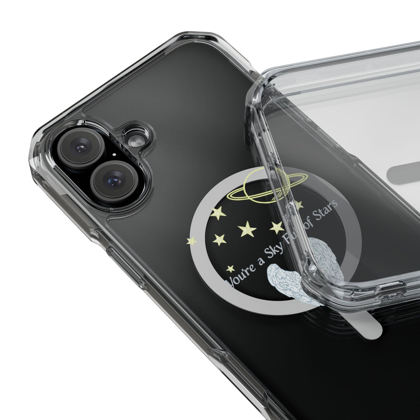 Starry Sky Wings Magnetic Clear Impact case