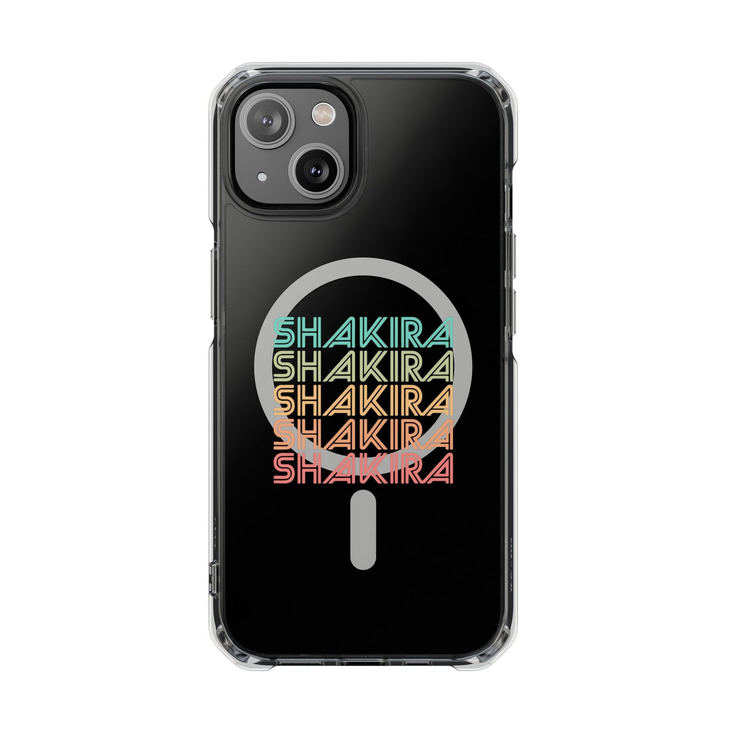 Retro Pop Lines Clear Impact case