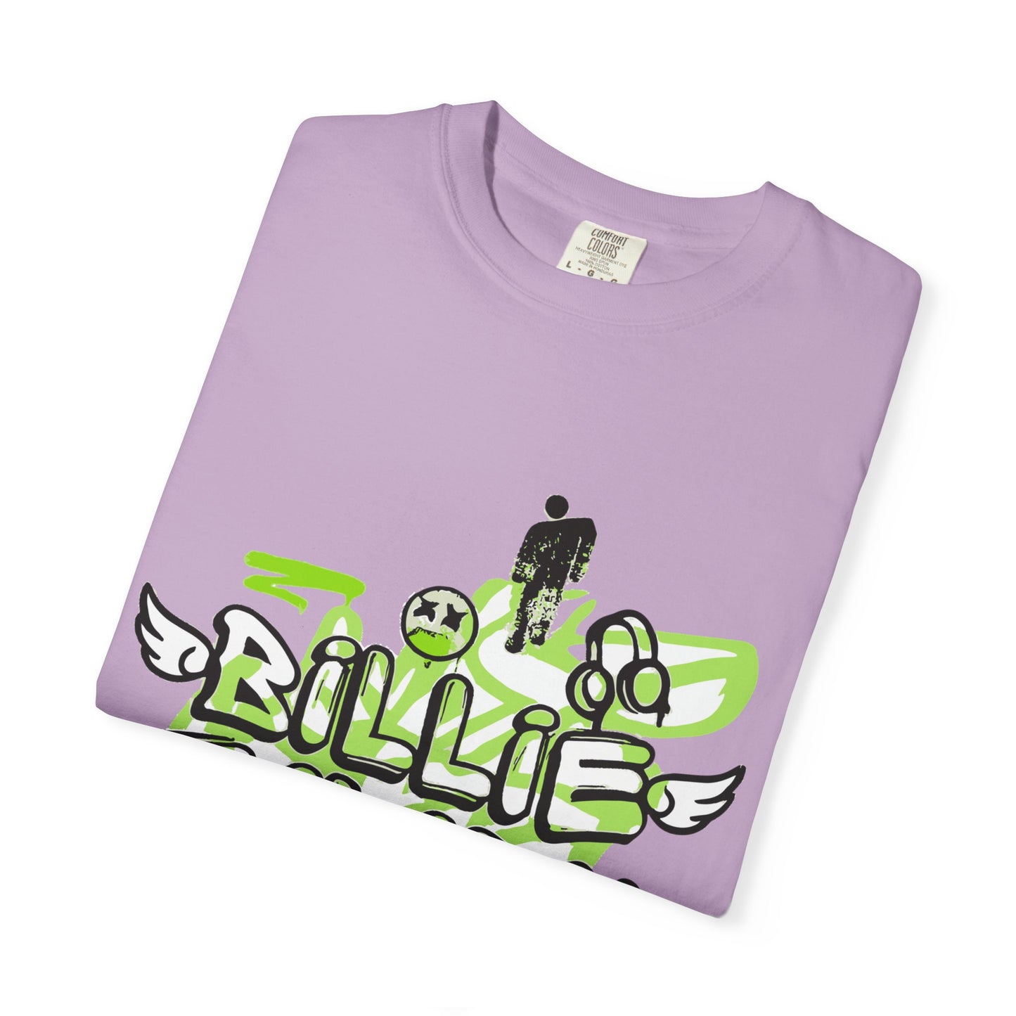 Grunge Angel Graffiti Unisex Dyed T-shirt