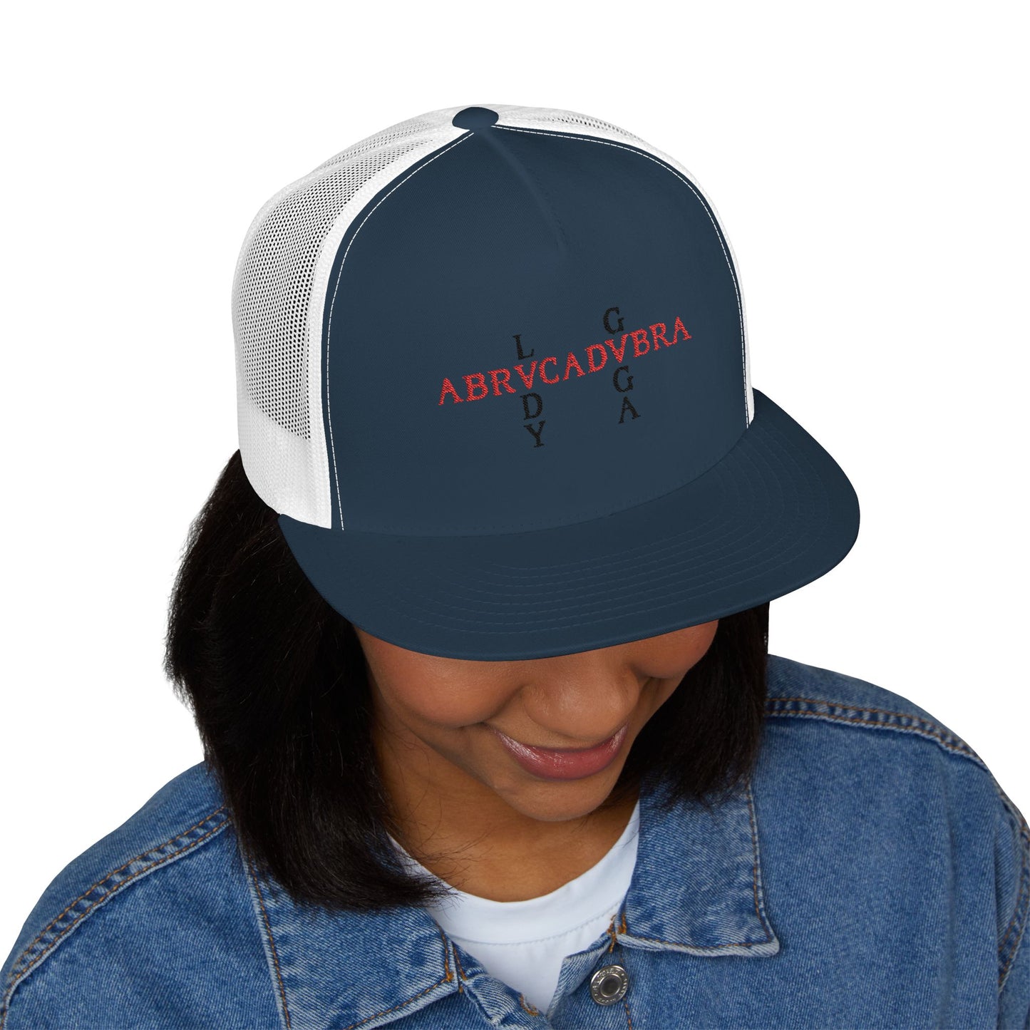 ABRVCADVRA Gothic Snapback trucker Cap