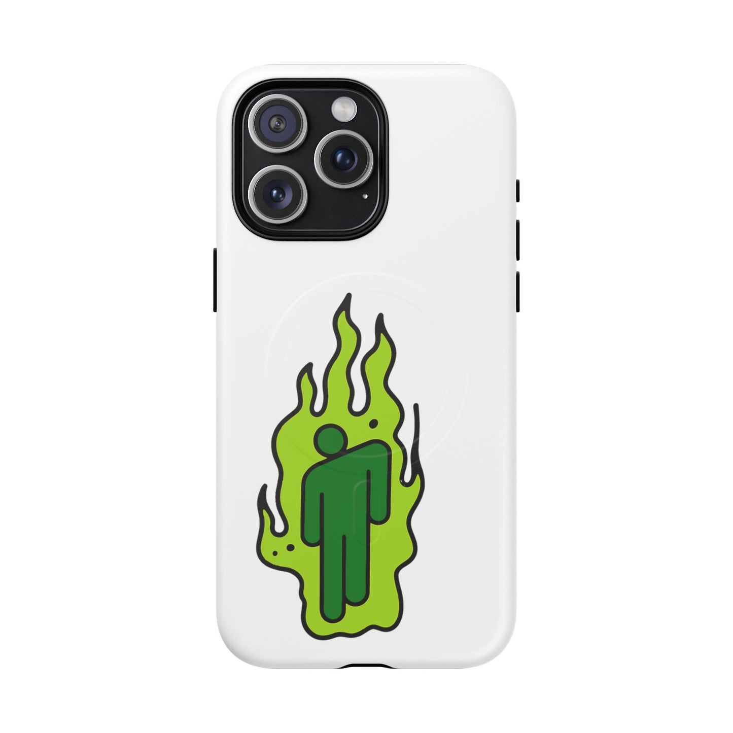 Green Flame Icon Tough Magnetic Case