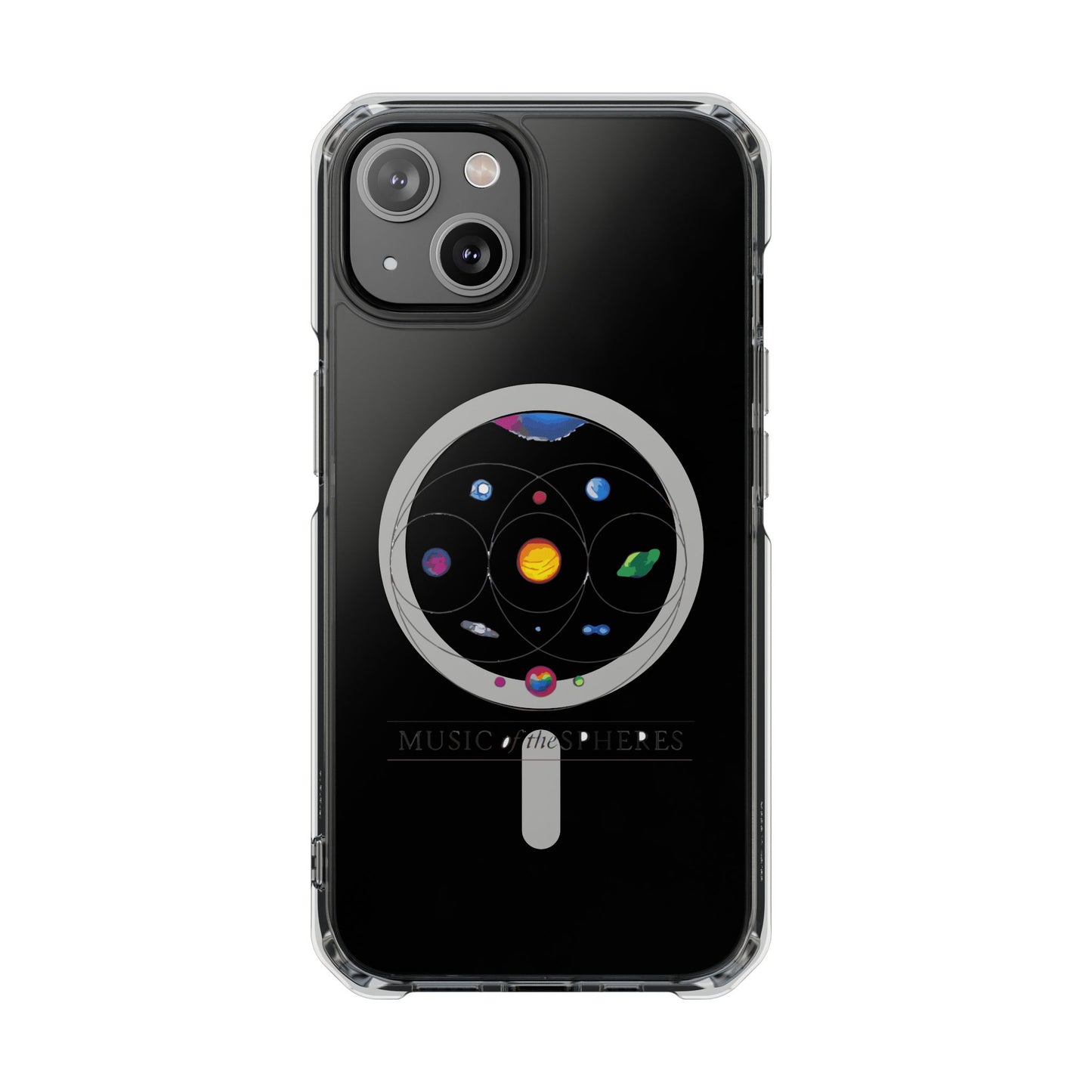 Colorful Planetary Orbit Diagram Magnetic Clear Impact case
