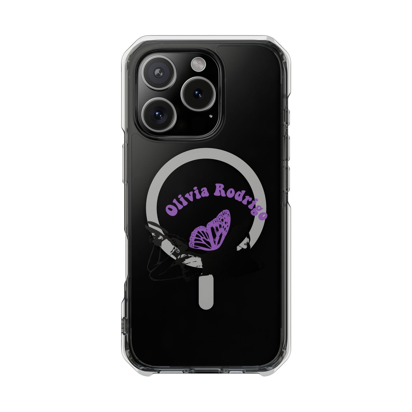 Olivia Rodrigo Butterfly Arc Magnetic Clear Impact Case