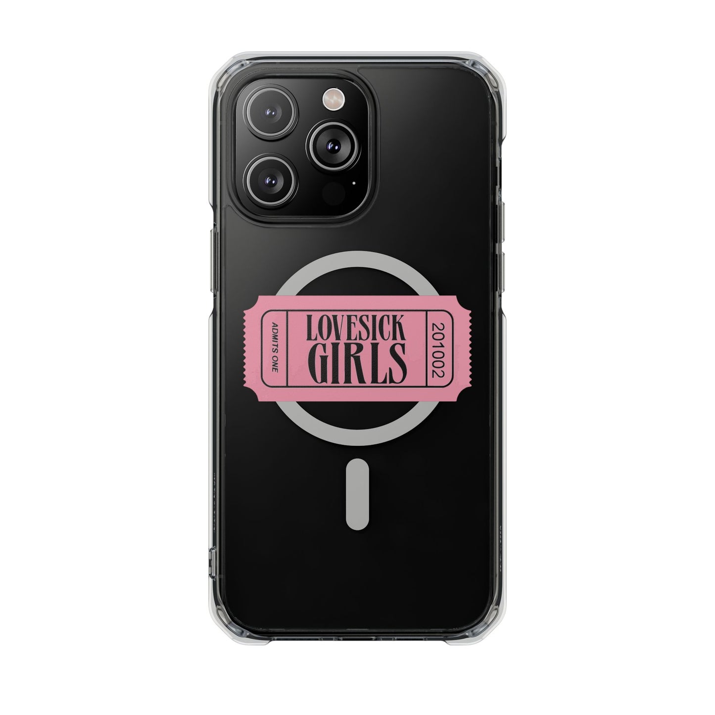 Lovesick Girls Ticket - Magnetic Clear Impact Case