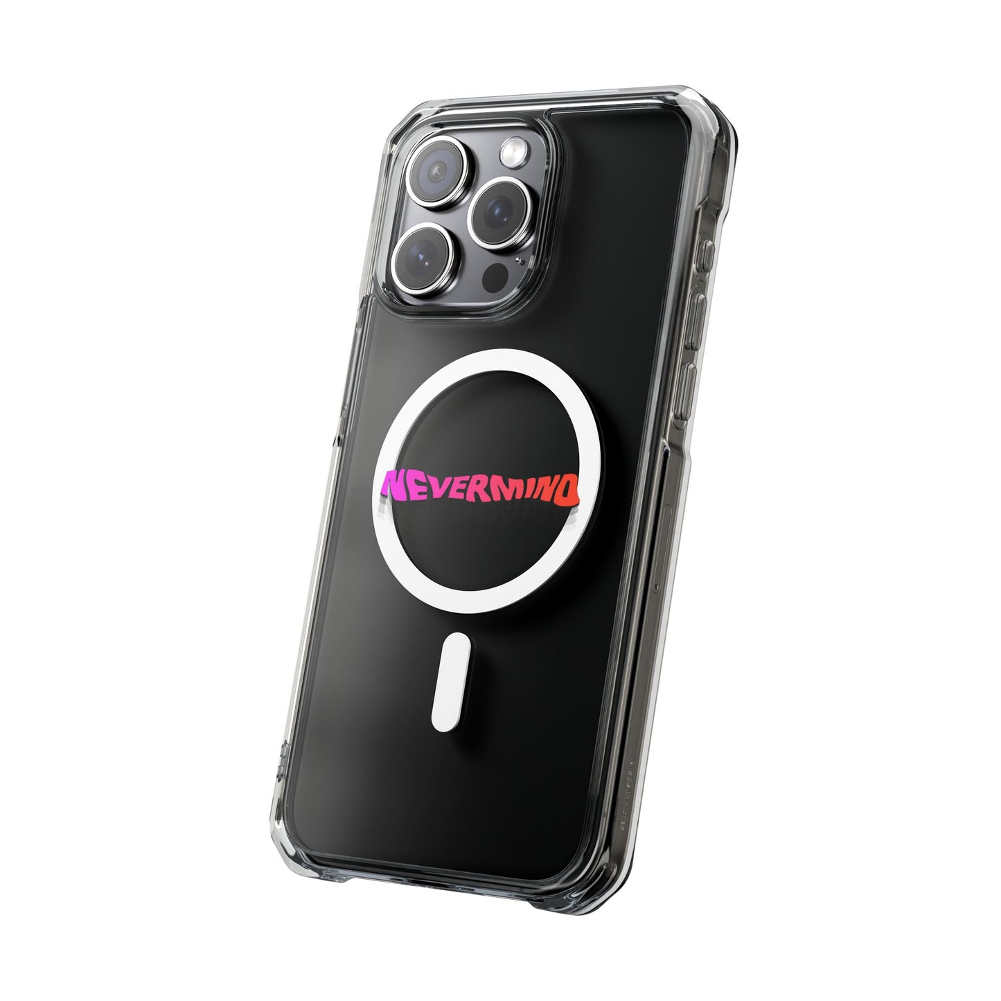 Wavy Groovy Typography Magnetic Clear Impact case