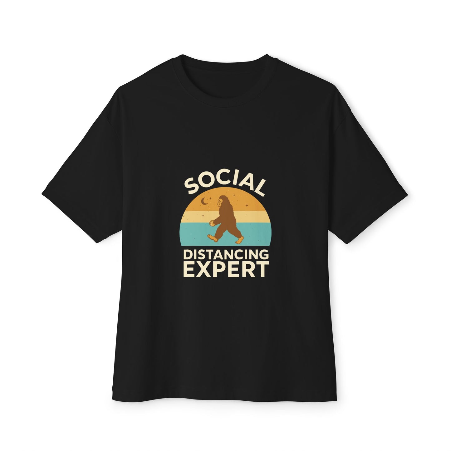 Oversized boxy Tee – Snazzy Social Distance Edition