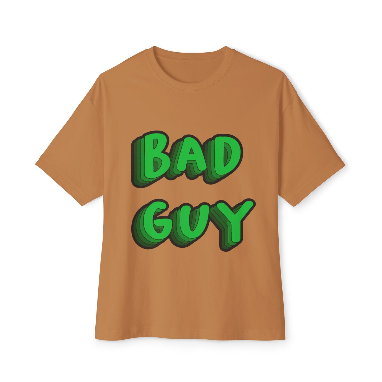 Bold 3D Bad Mood Unisex Oversized Tee