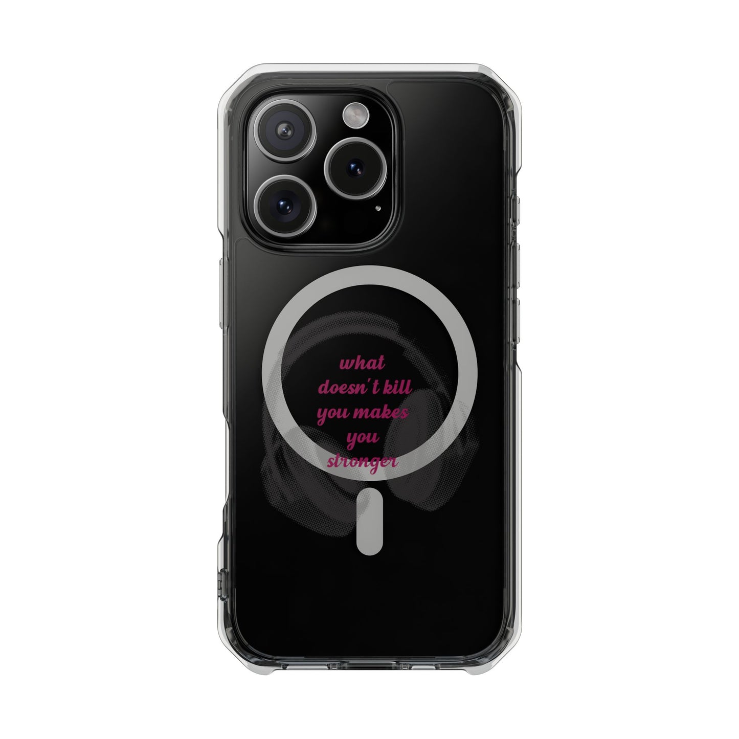 Stronger Soundwaves Magnetic clear Impact Case