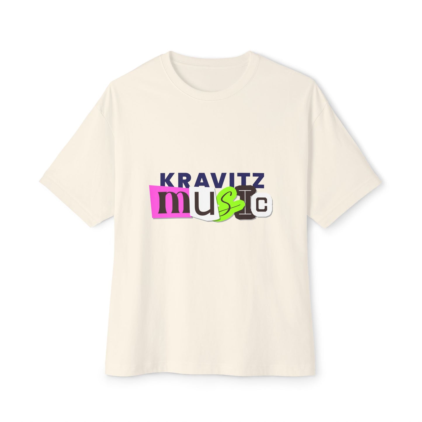 Mixed Tape Music Unisex Oversized Boxy tee