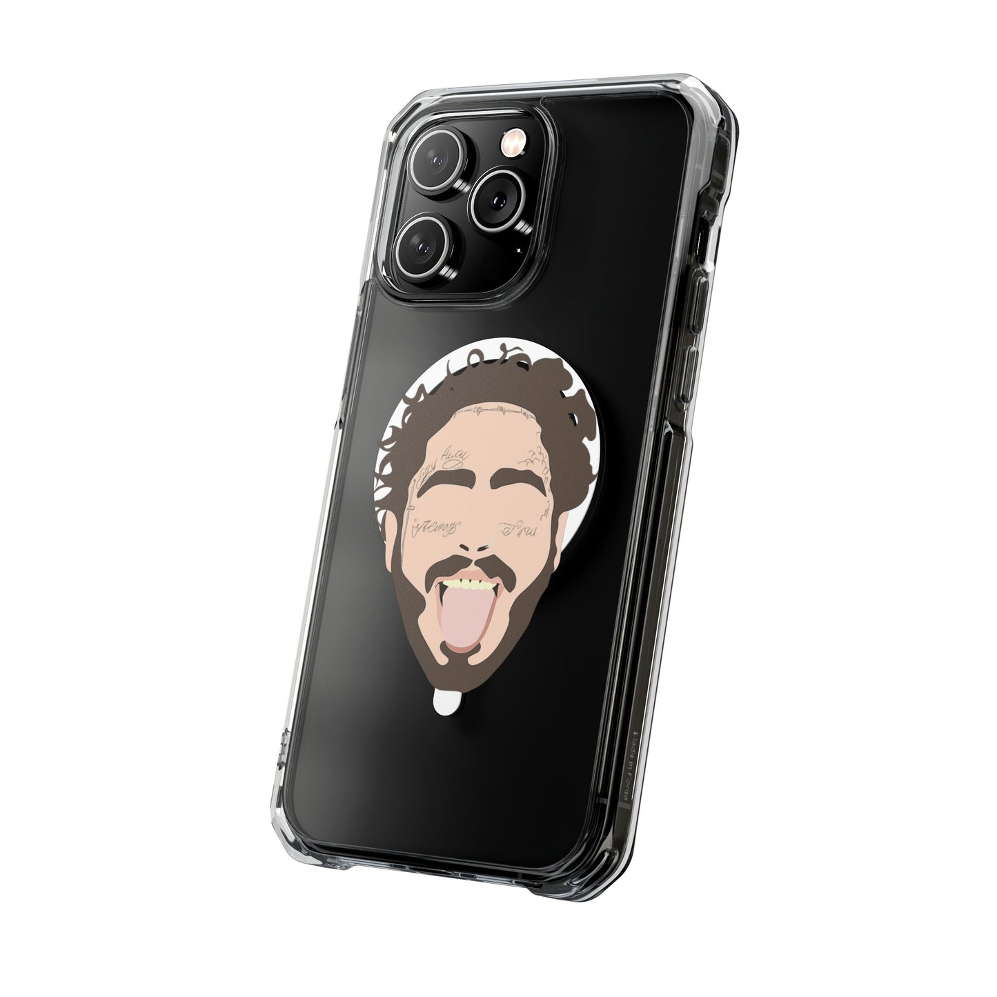 Minimalist Tongue Out Cartoon Face Magnetic Impact Case