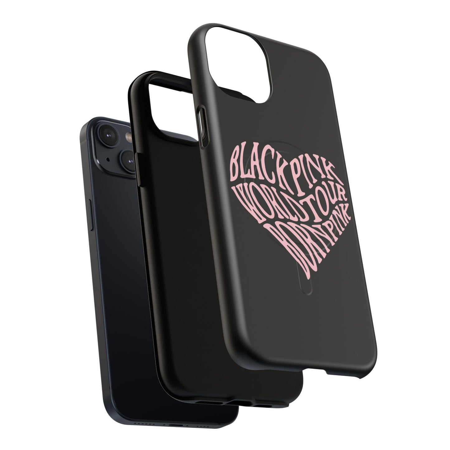 Iphone Born Pink Heart Typography - Tough Magnetic Phone Case