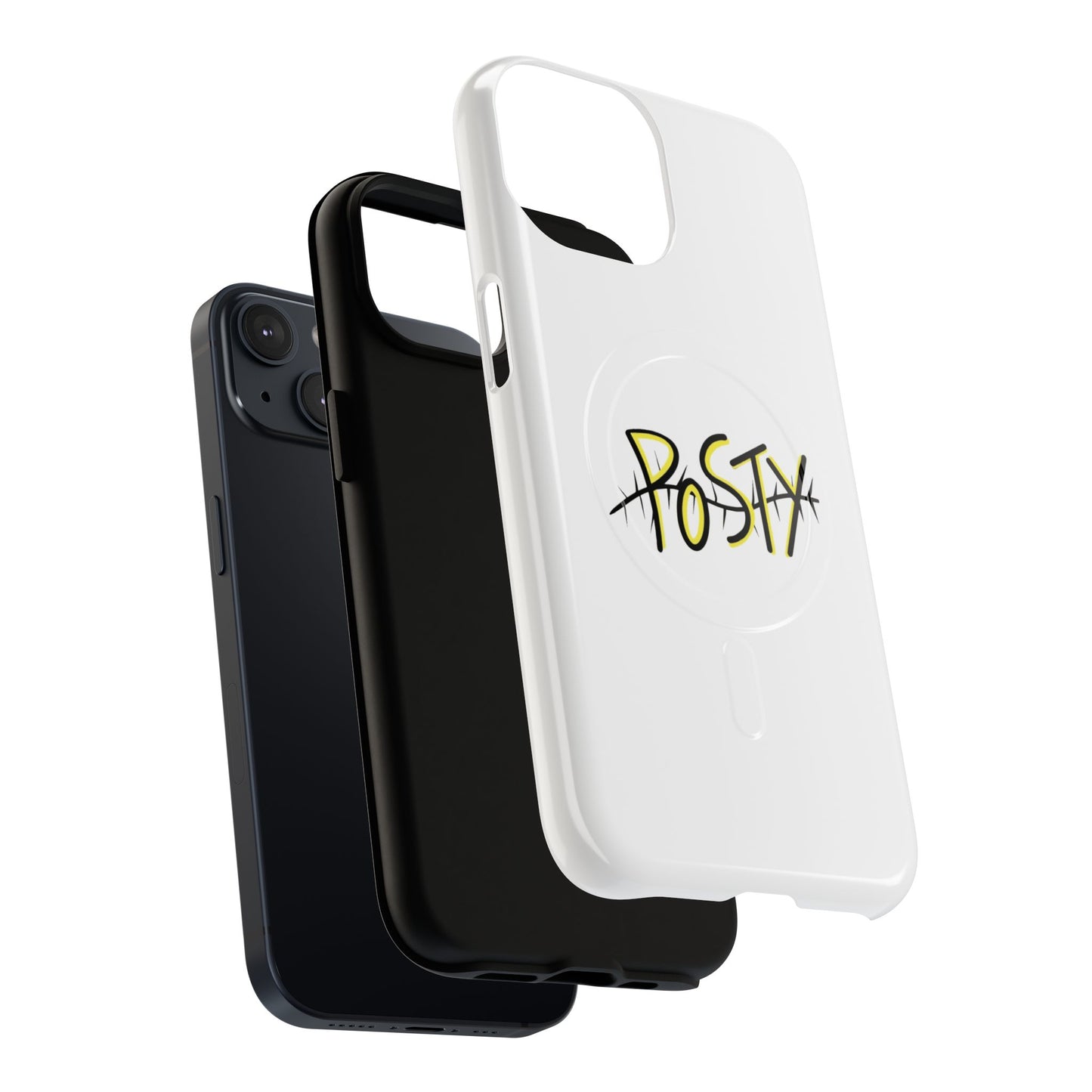 Abstract Black Barbed Wire Tough Magnetic Case
