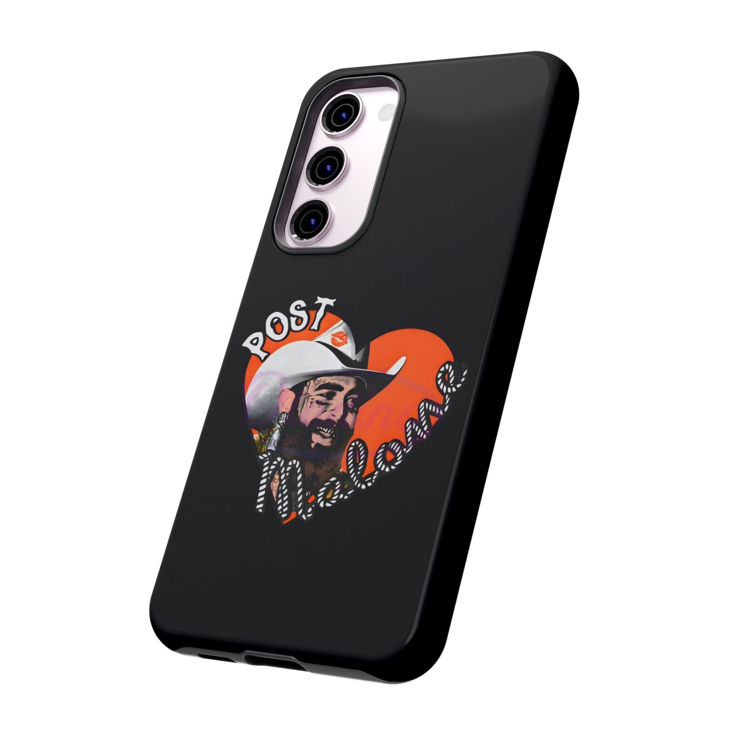 Tough Samsung Case (S20–S25) – Post Malone Heart Design