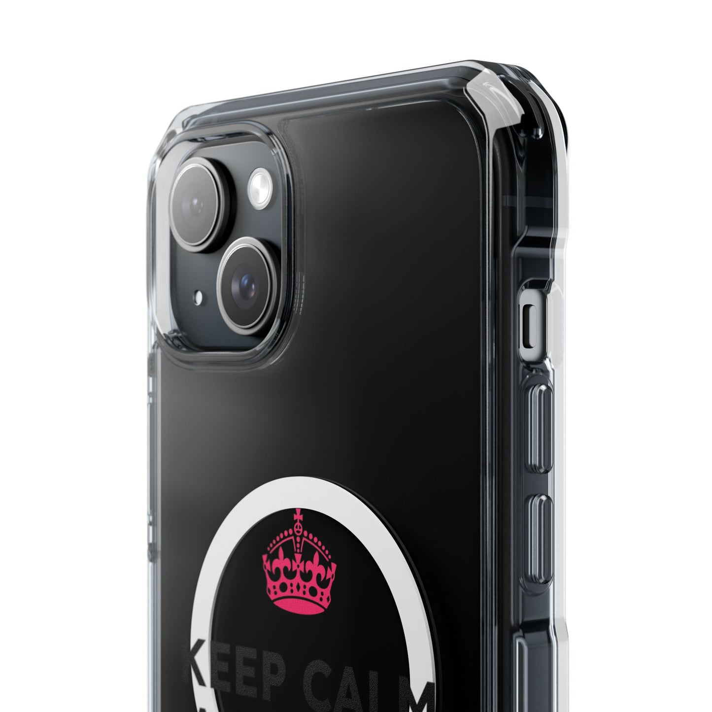Crown over Katy Perry Signature” Magnetic Clear Impact cases