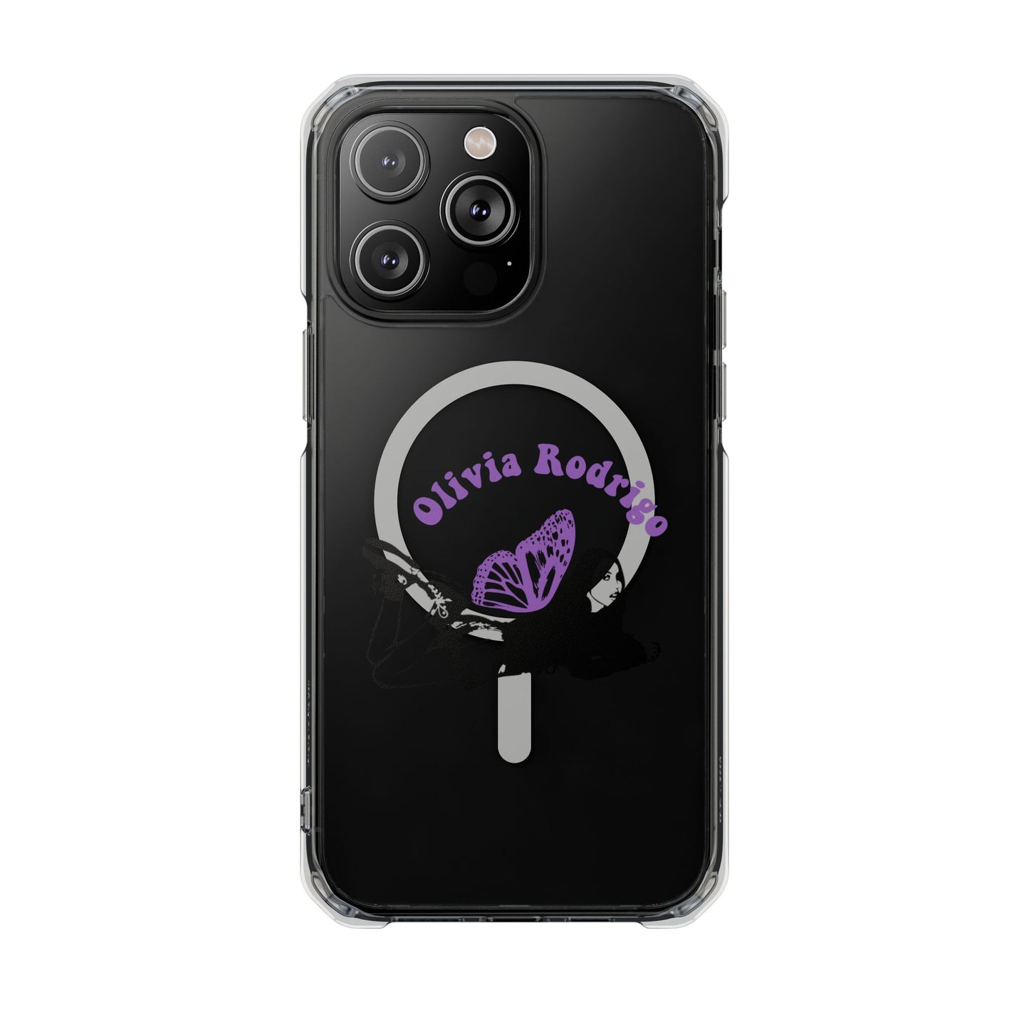 Olivia Rodrigo Butterfly Arc Magnetic Clear Impact Case