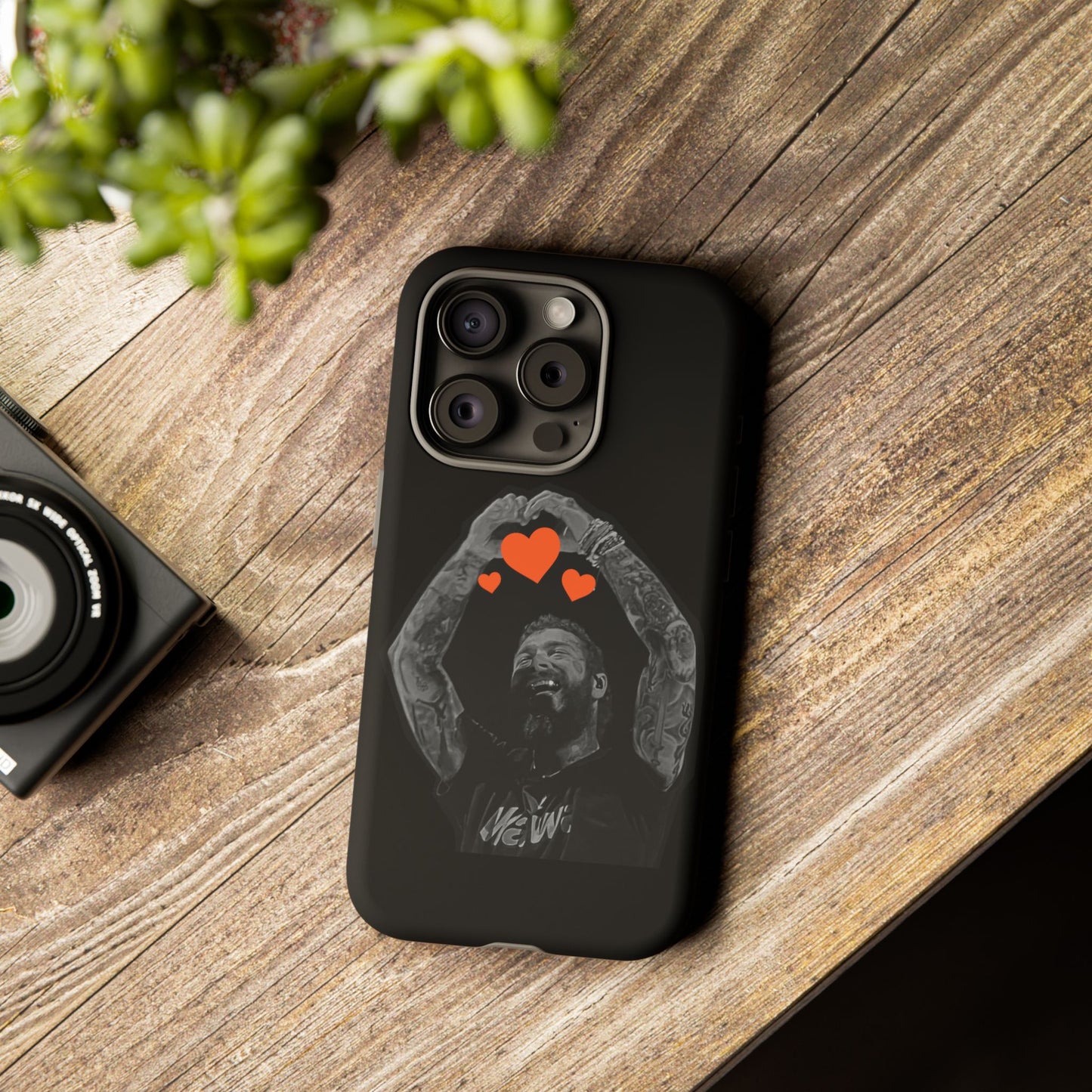 Tough iPhone Case (12–16 Pro Max) – Post Malone Heartfelt Wishes