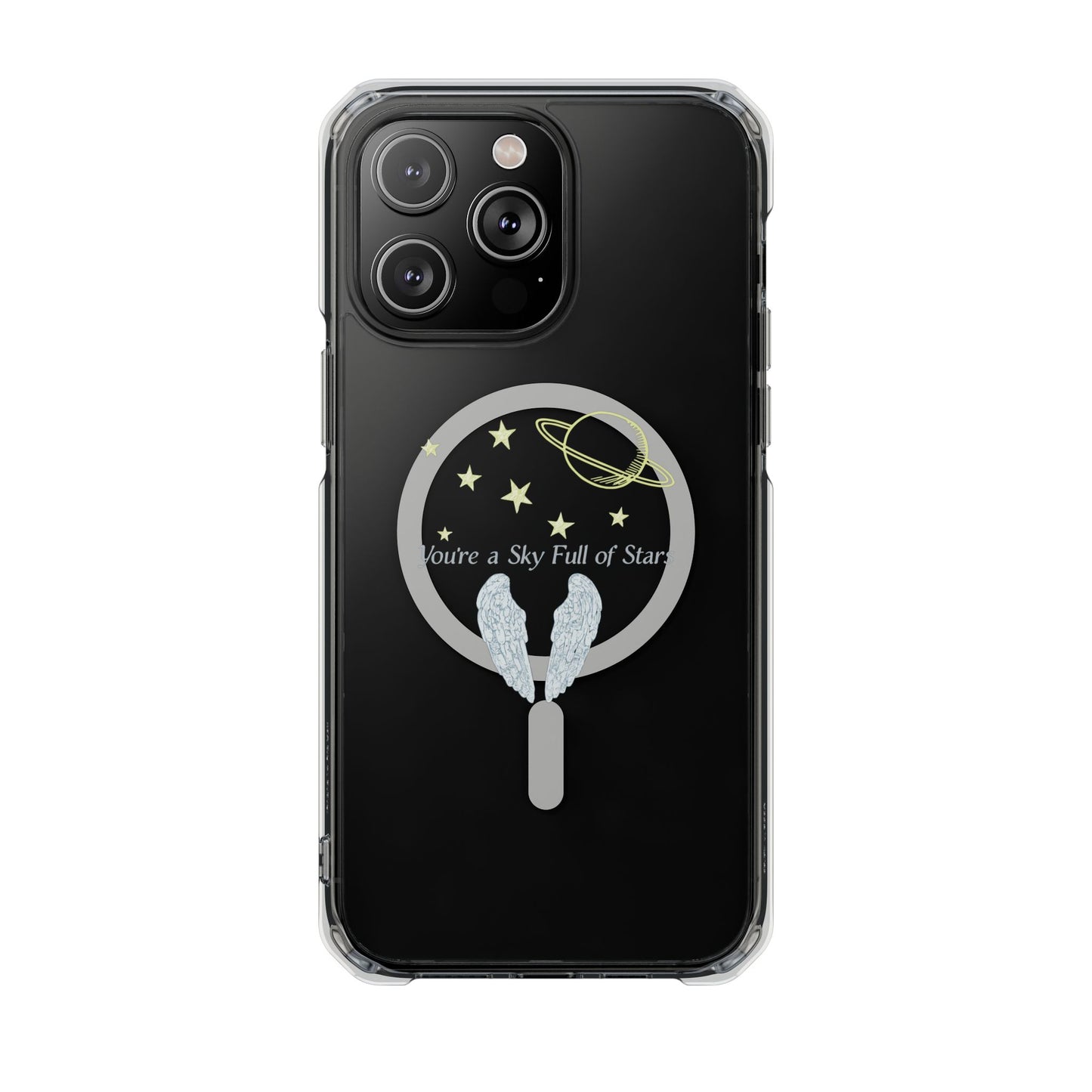 Starry Sky Wings Magnetic Clear Impact case