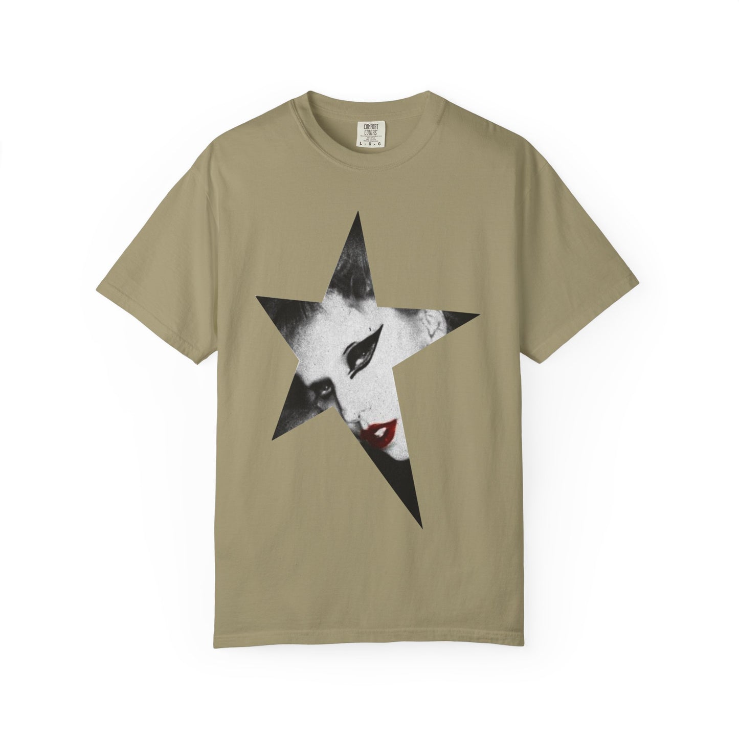 Born This Way Star Face-Unisex Dyed Tshirt