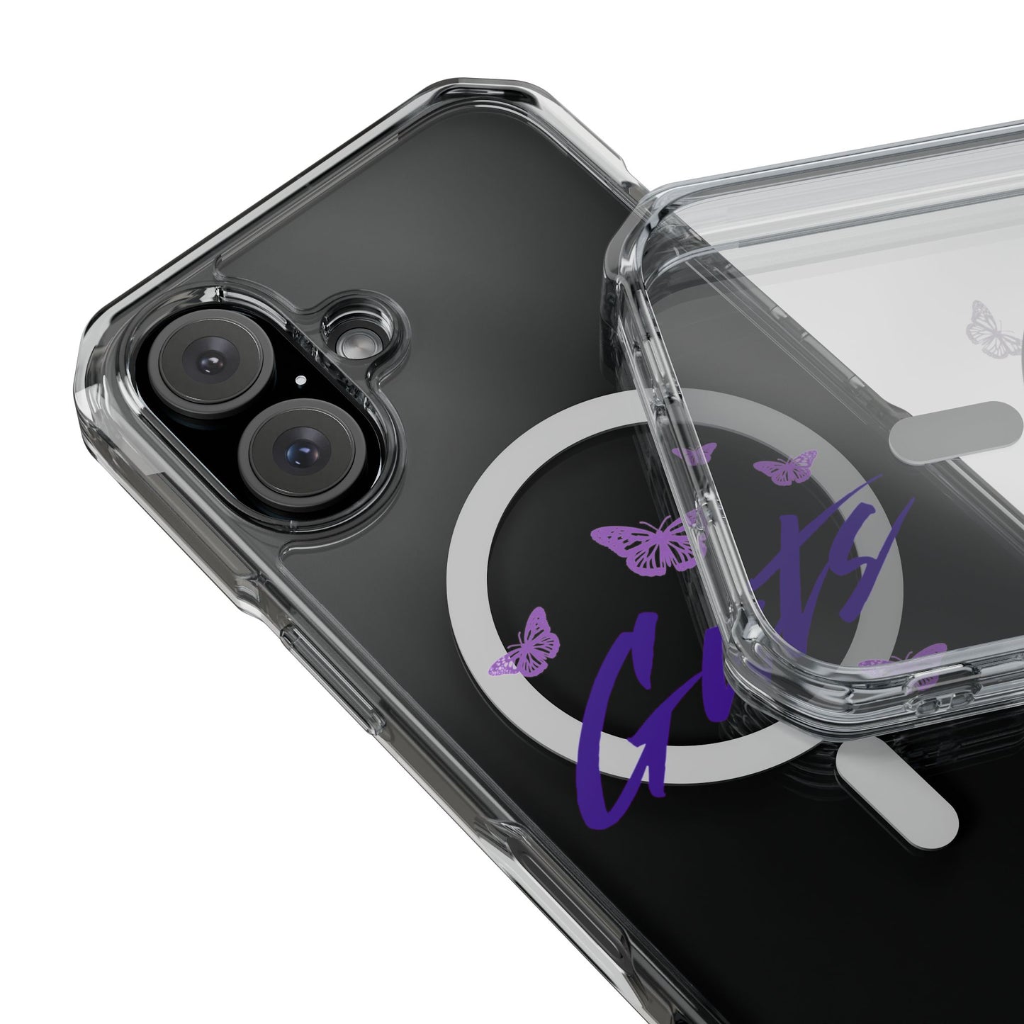 Guts & Butterflies Magnetic Clear Impact Case