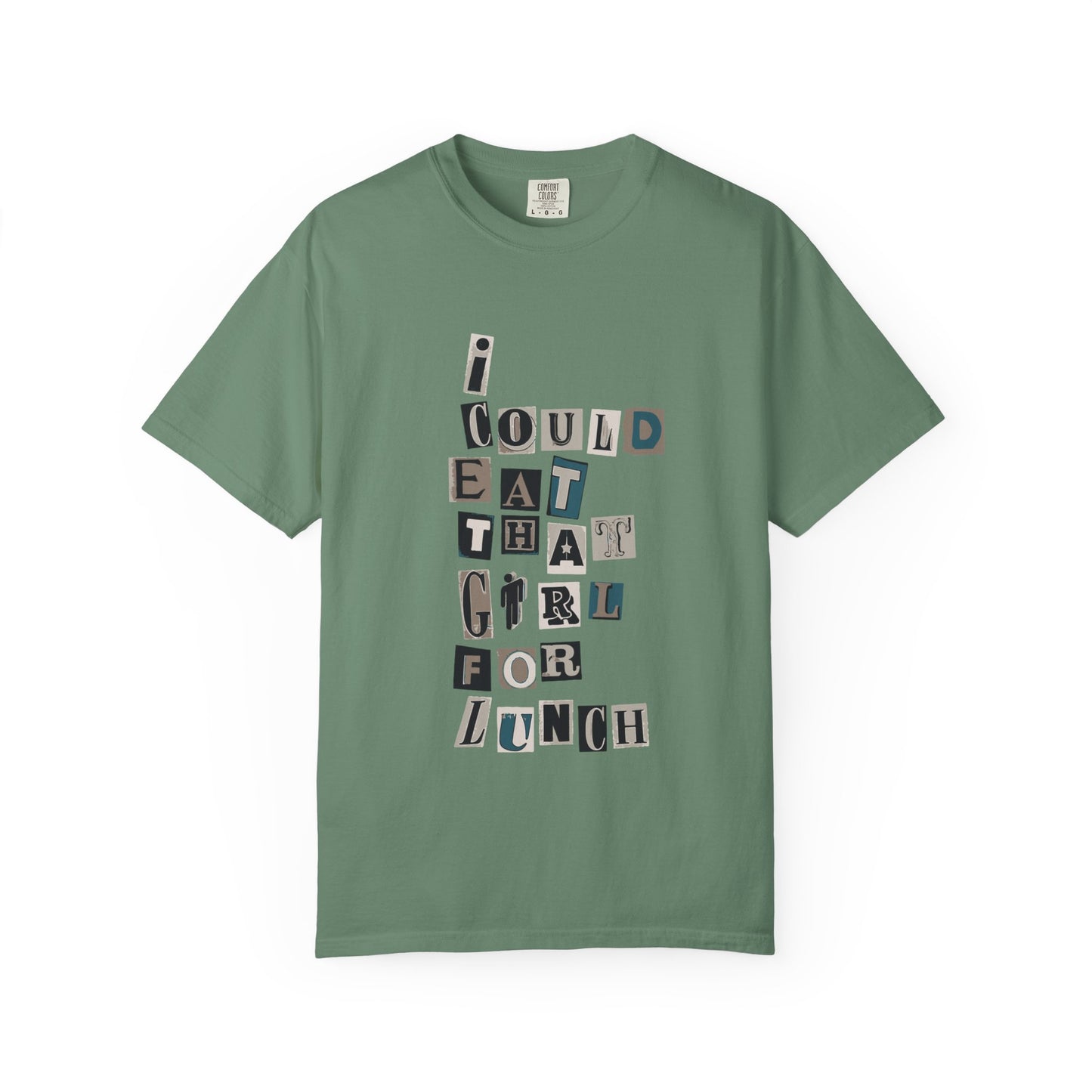 Mixed Message Collage Unisex Dyed T-shirt
