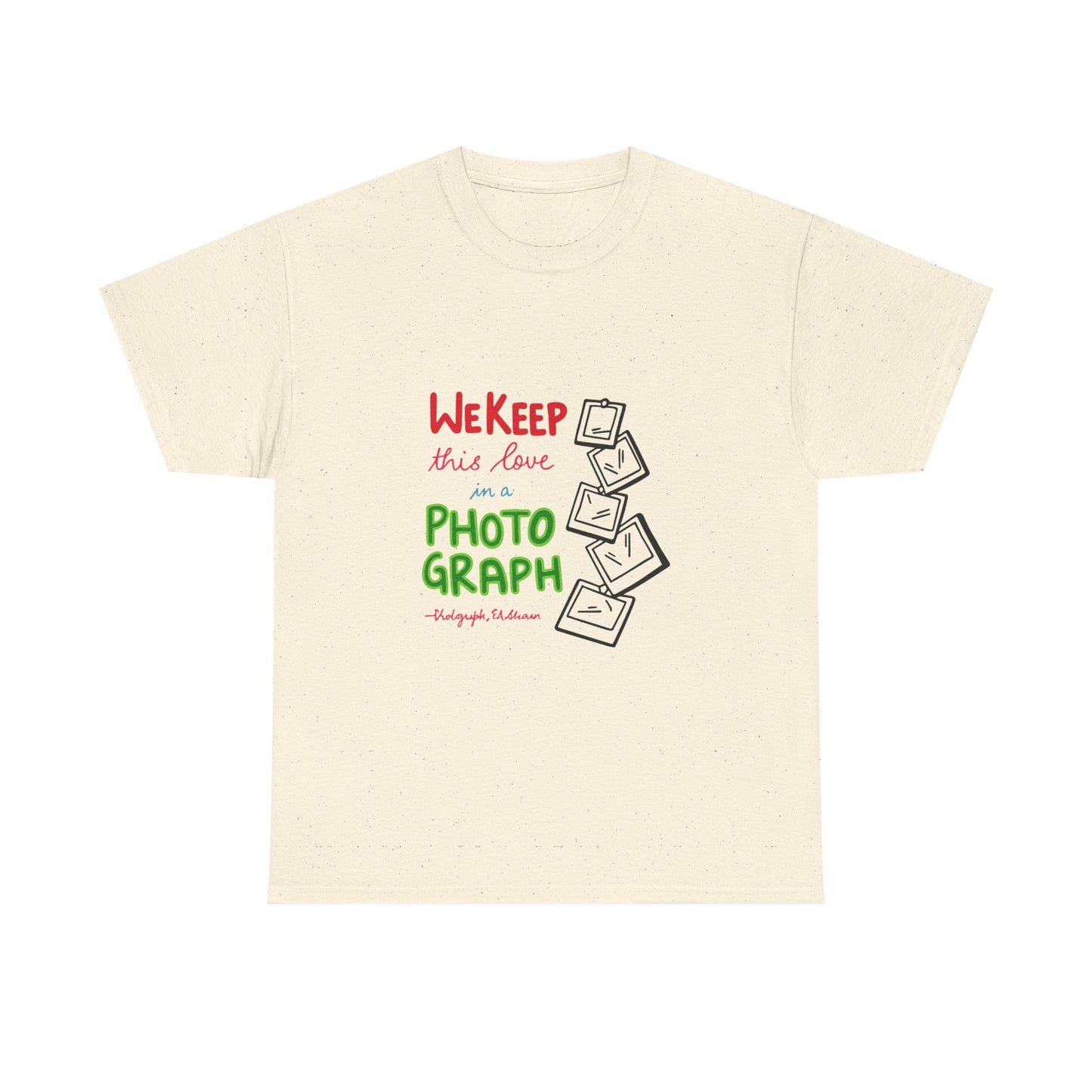 White Paw Print Unisex Heavy Cotton Tee