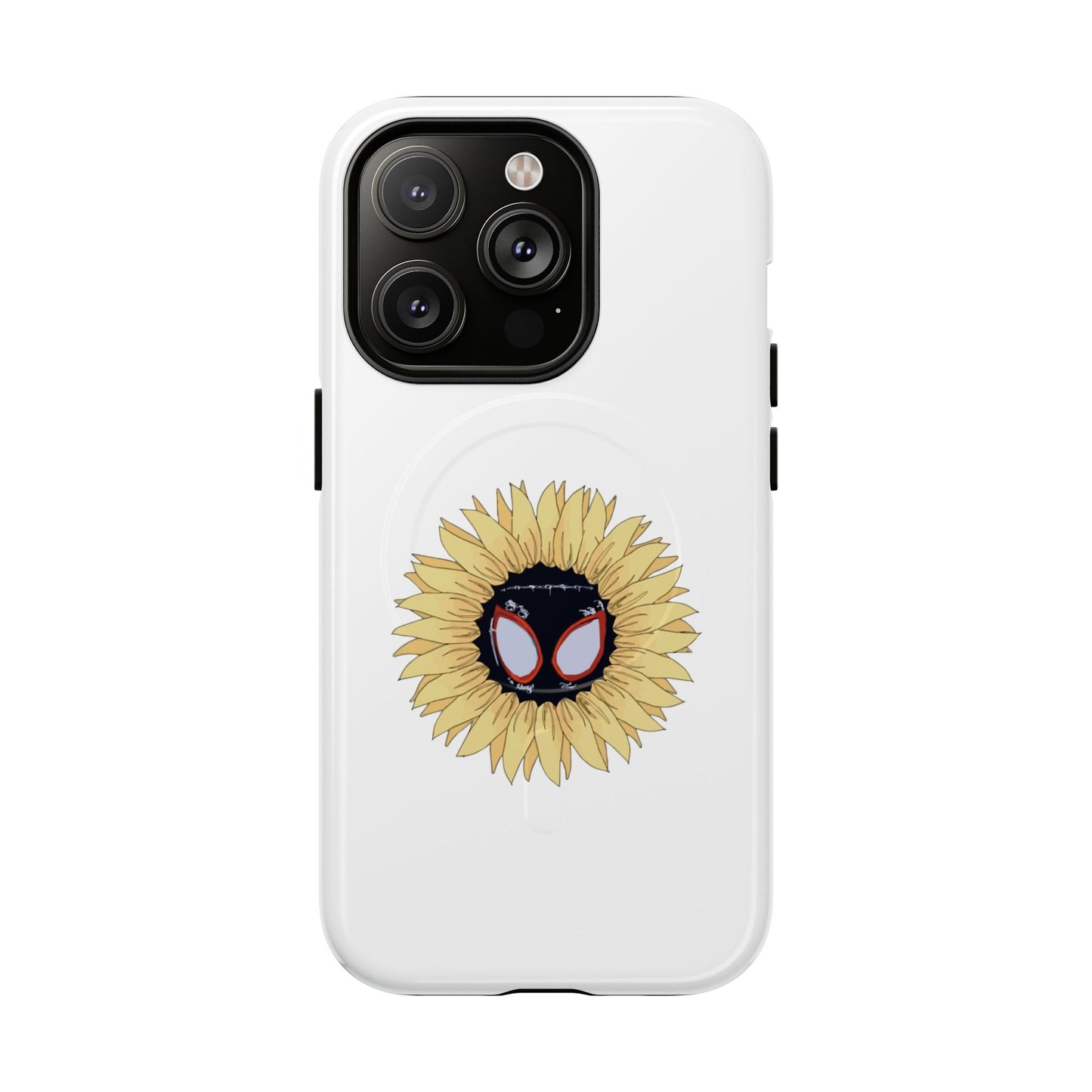 Sunflower Mask Illustration Tough Magnetic Case