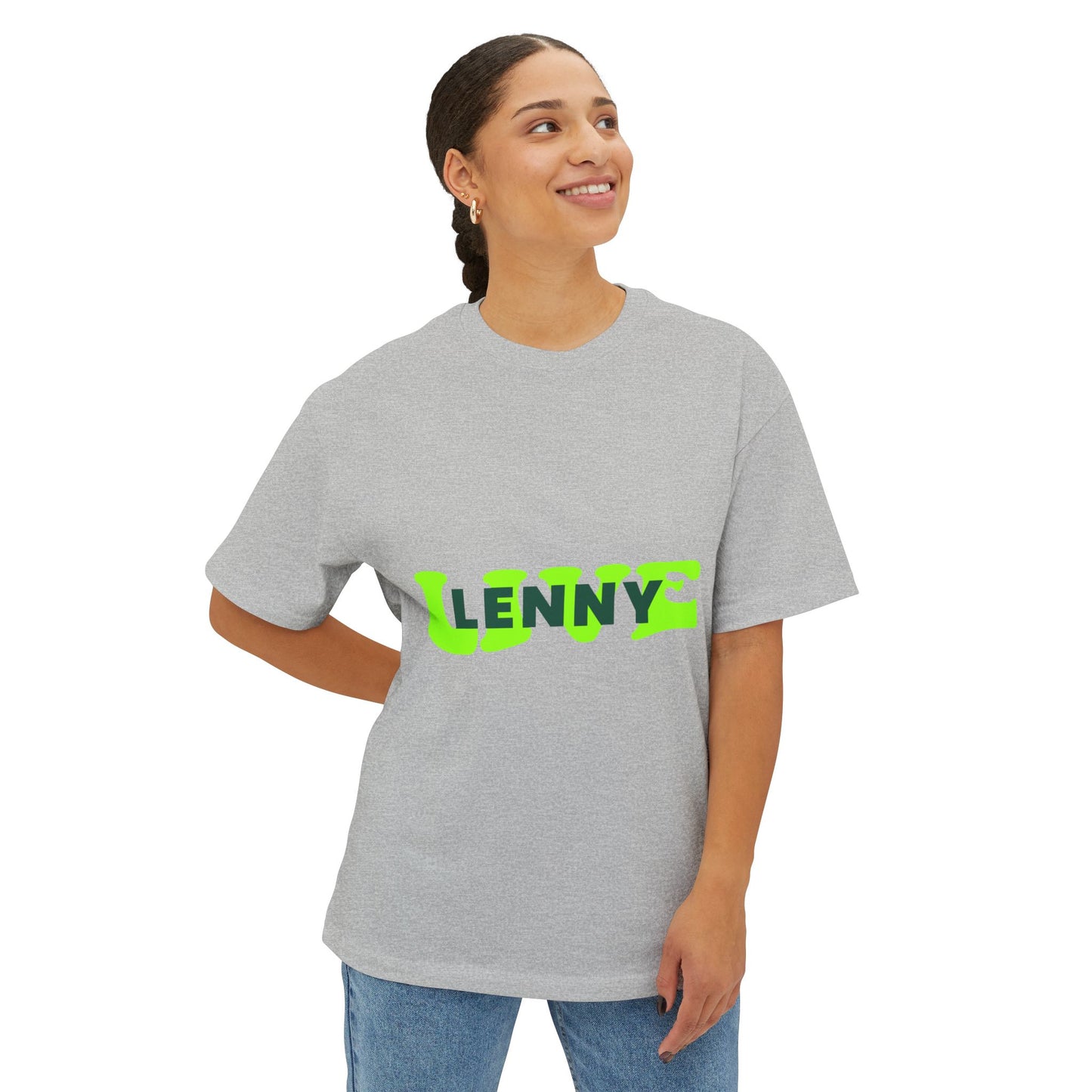 Live Lenny Pop Unisex Oversized Boxy tee