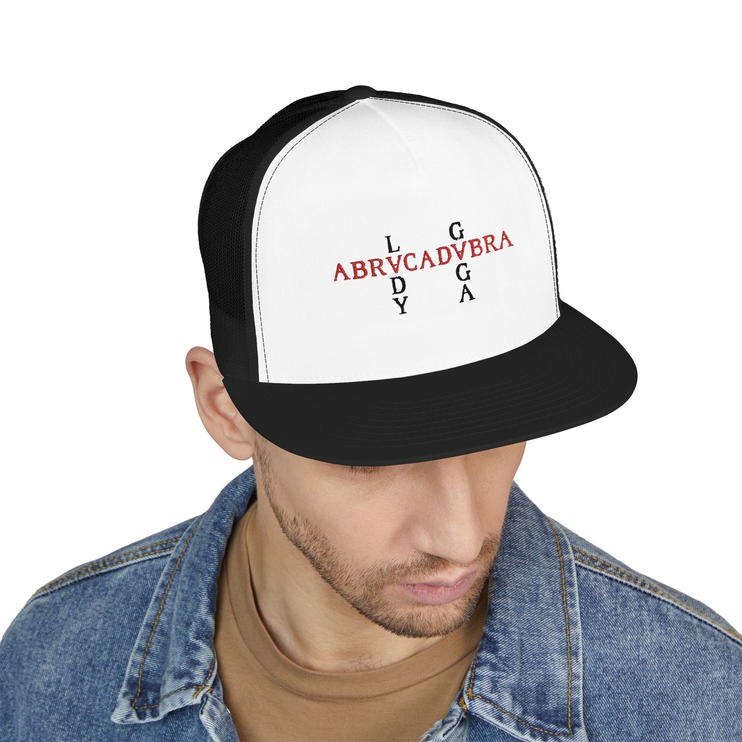 ABRVCADVRA Gothic Snapback trucker Cap