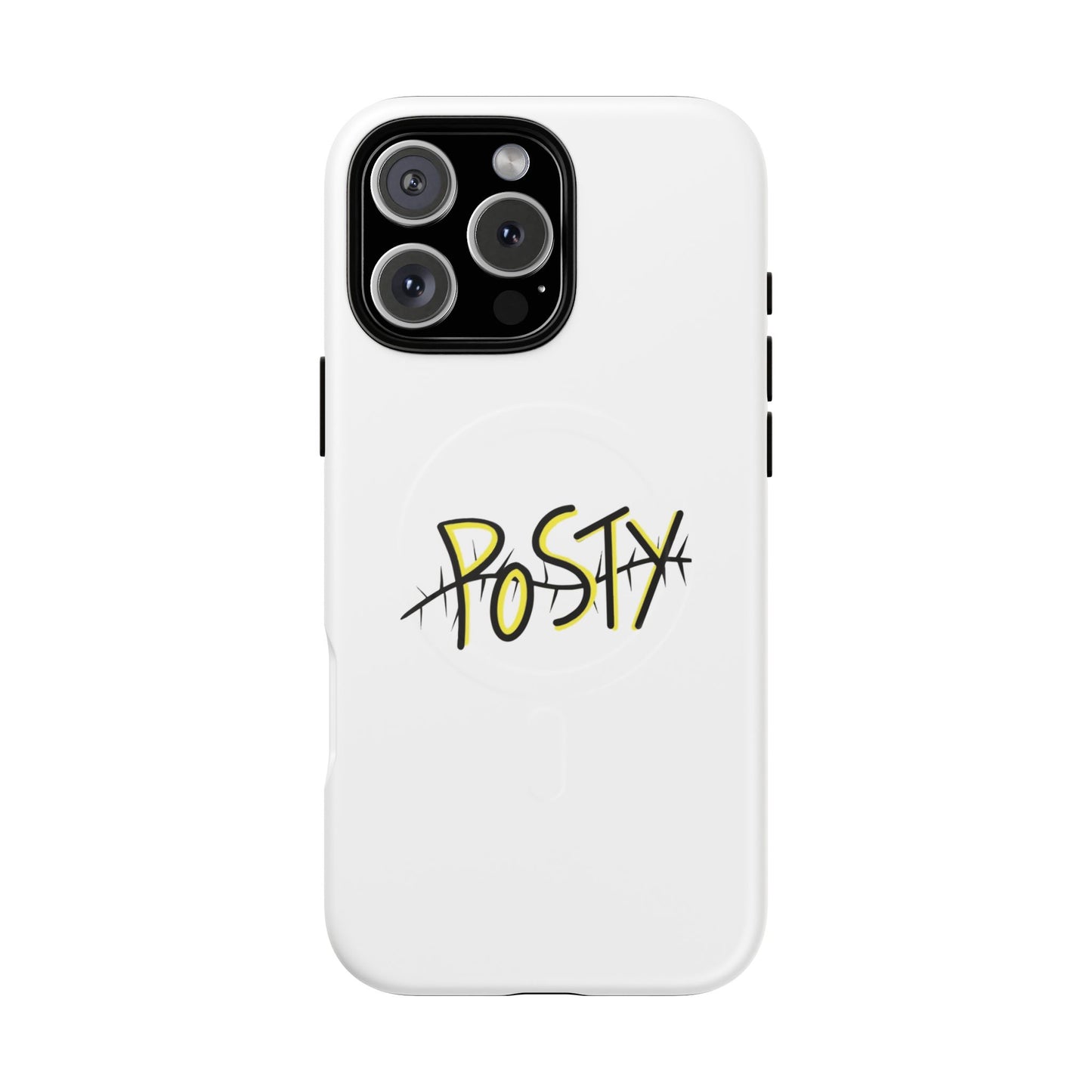 Abstract Black Barbed Wire Tough Magnetic Case