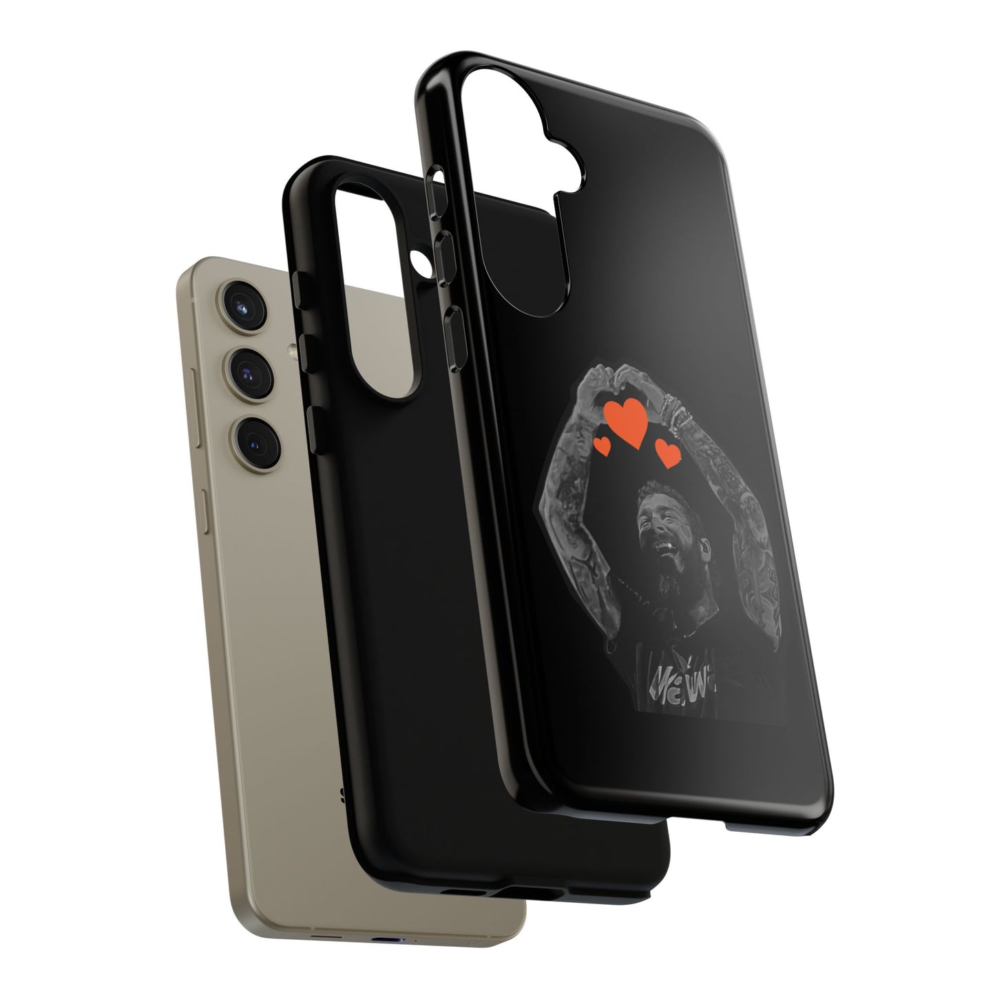 Tough Samsung Case (S20–S25) – Post Malone Heartfelt Wishes