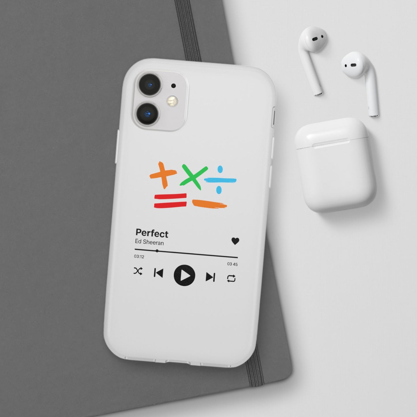 Flexi Case – Ed Sheeran Music Design (iPhone X–16 Pro Max)