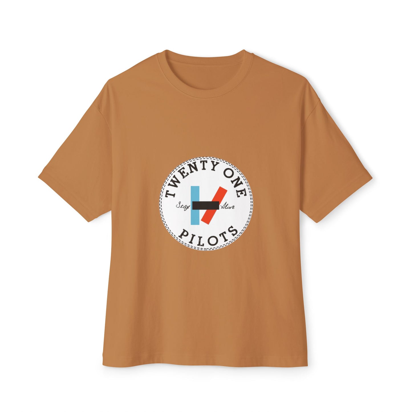 Trident Glow Unisex Oversized Boxy Tee