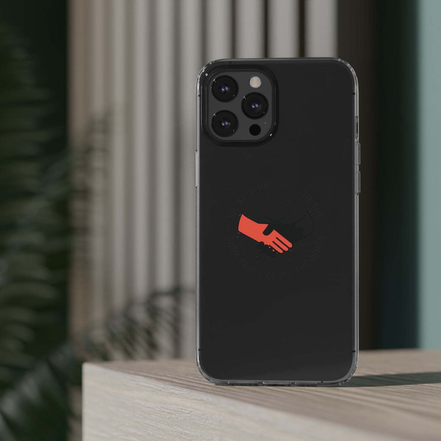 Dark Grip Clear Case