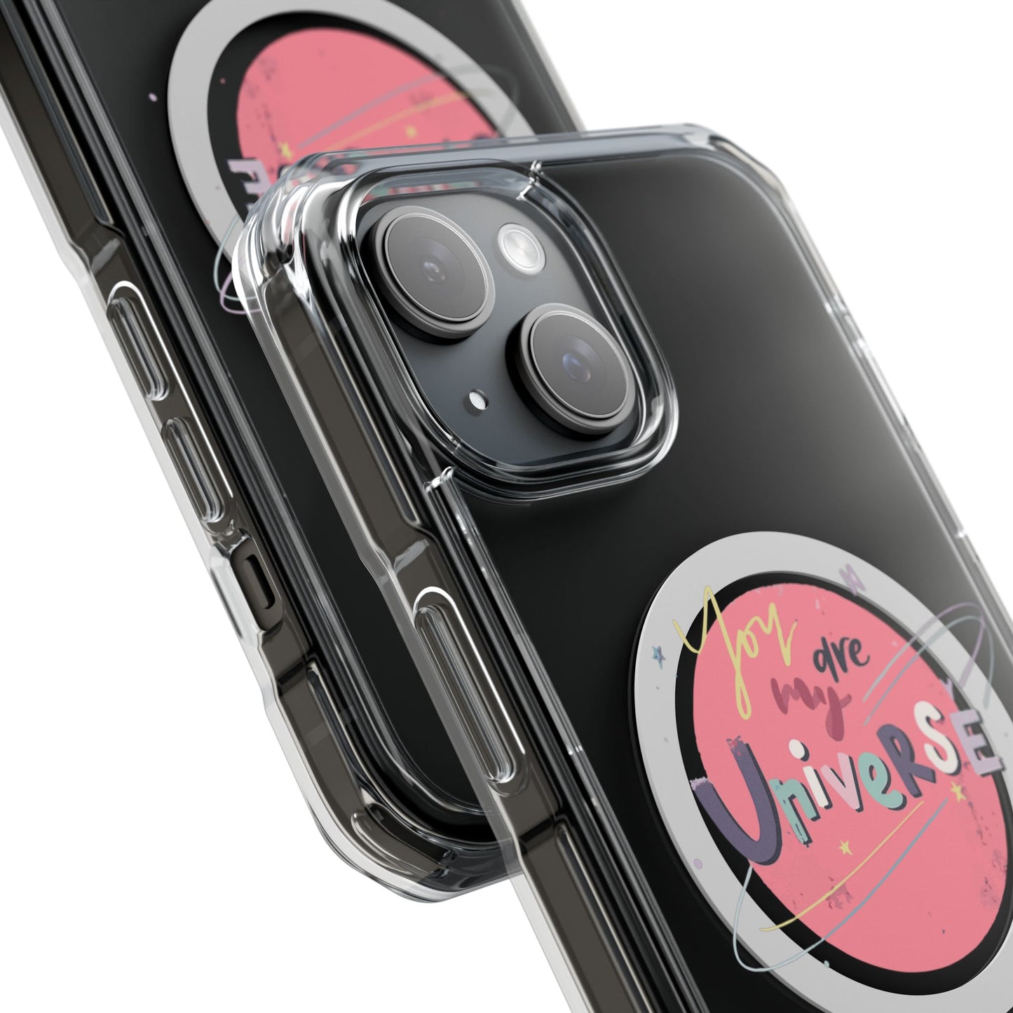 Pastel Planet & Universe Magnetic Clear Impact case