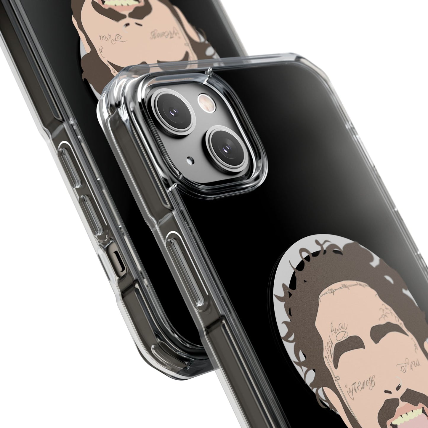 Minimalist Tongue Out Cartoon Face Magnetic Impact Case