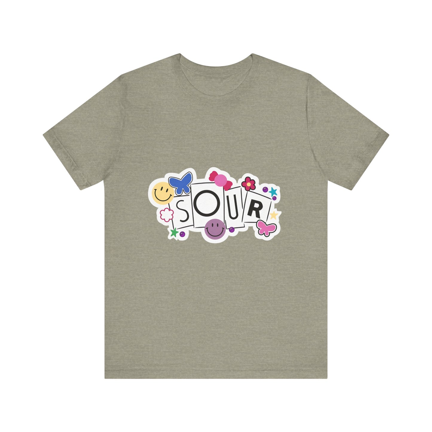 Olivia Rodrigo Unisex Jersey Short Sleeve Tee - Sour