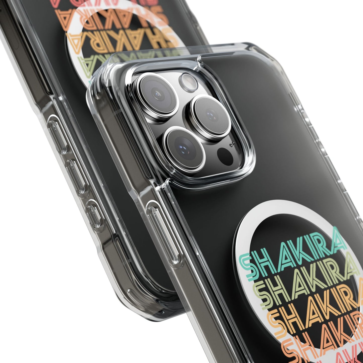 Retro Pop Lines Clear Impact case