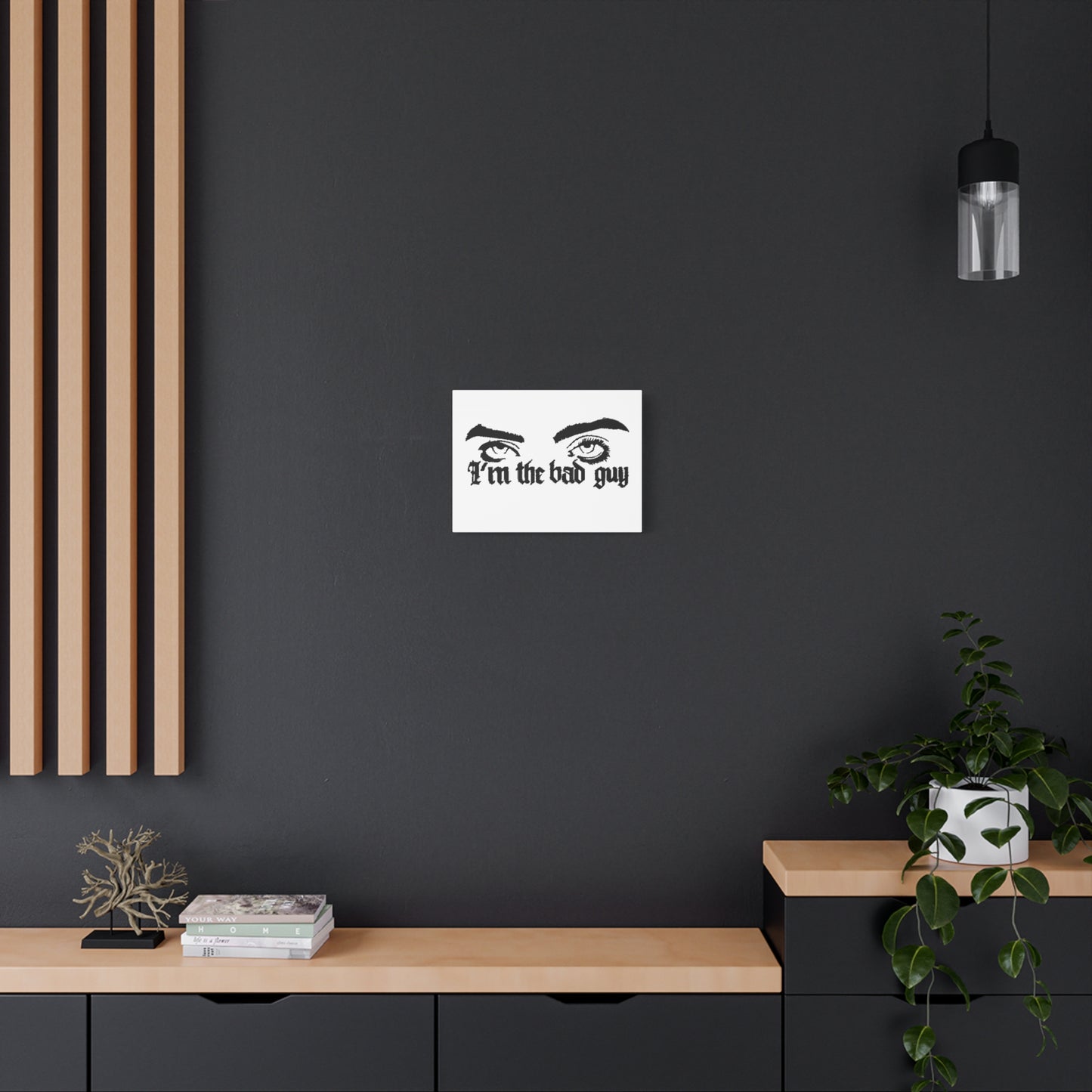 Eyes & Shadows Gothic Matte Canvas
