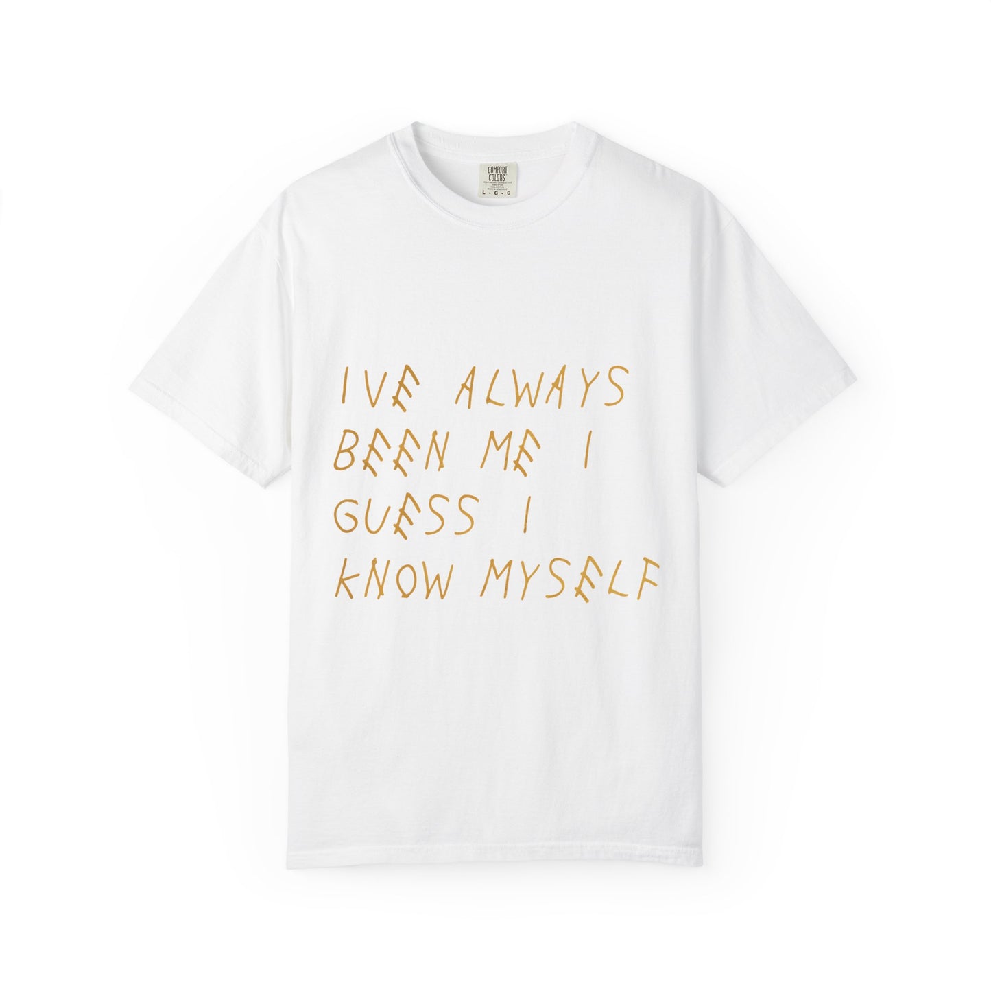 Know Myself Lyric Script Dyed Tshirt