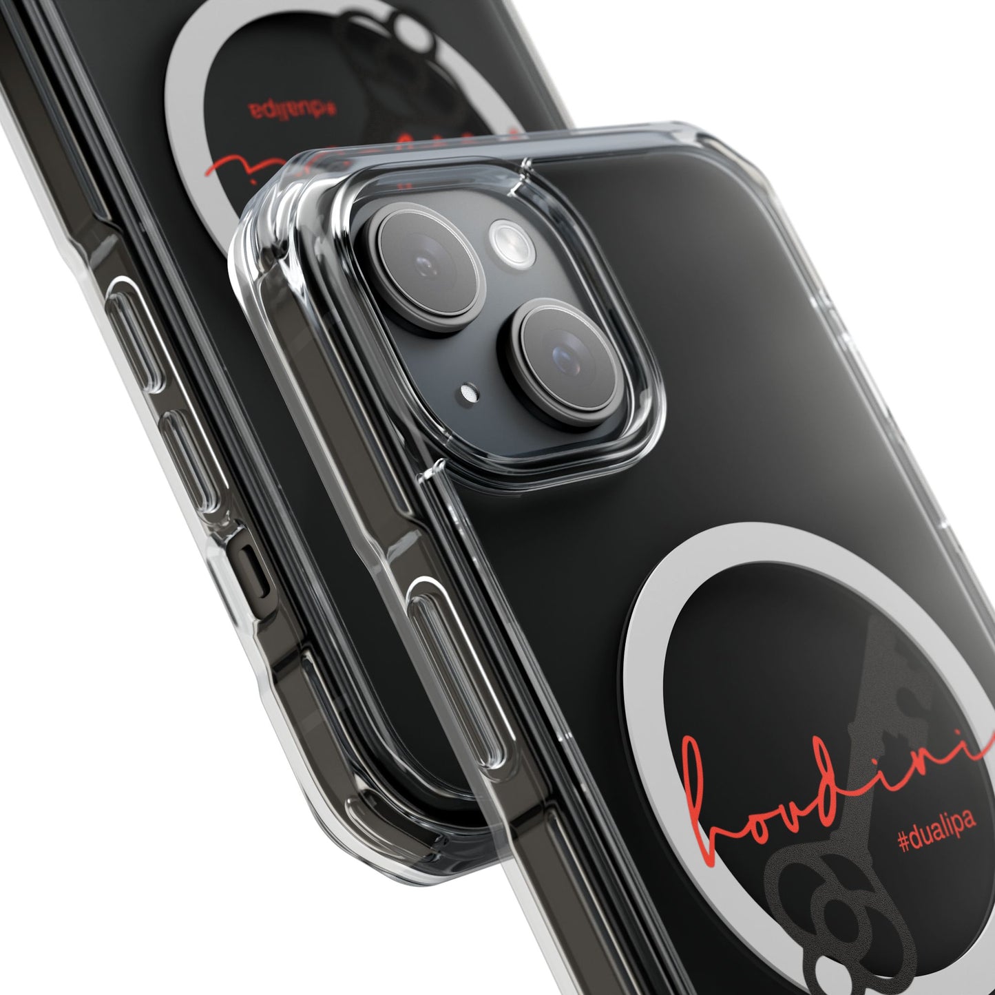 Cursive Spell “Houdini” Magnetic Clear Impact case