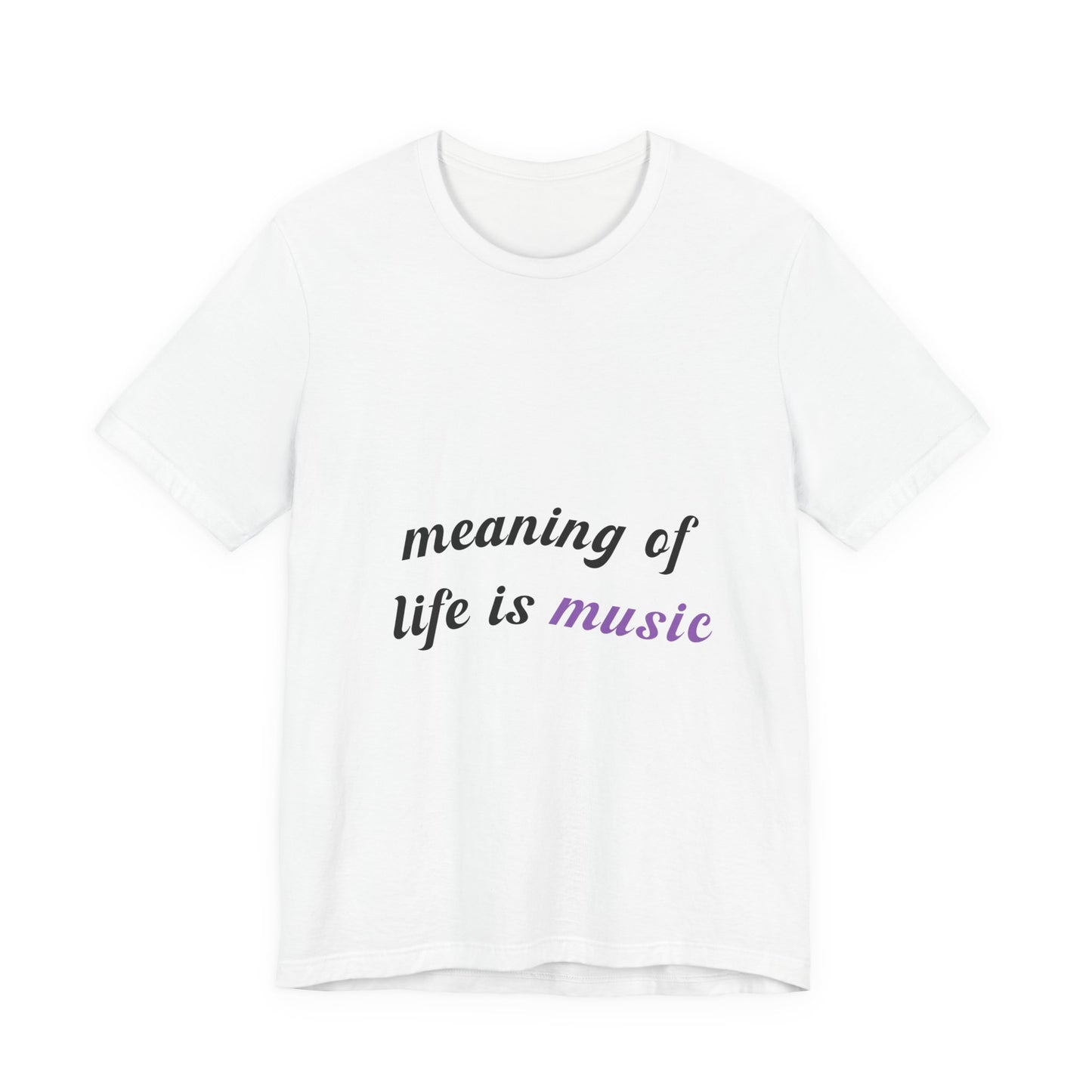 Feel the Music Vibe Unisex Jersey short sleeve tee