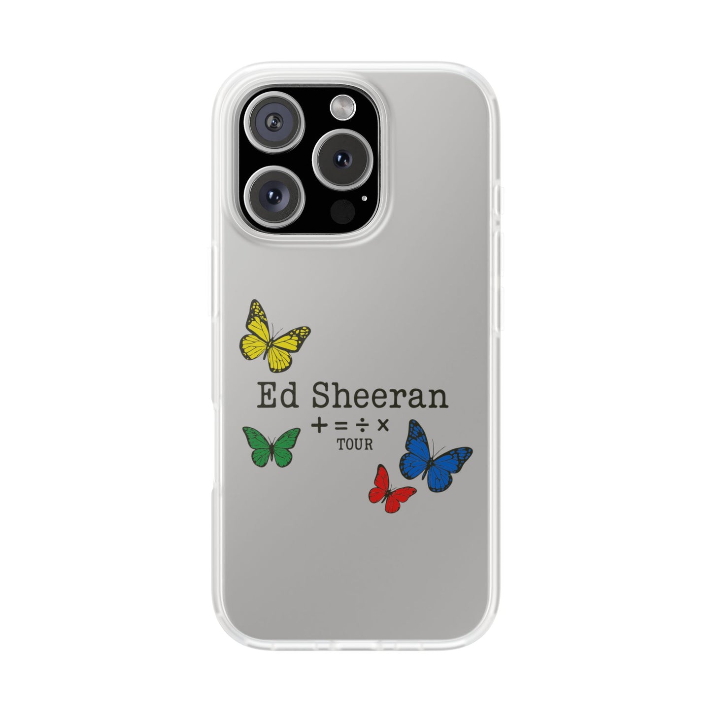 Flexi Case – Ed Sheeran butterfly edition (iPhone X–16 Pro Max)