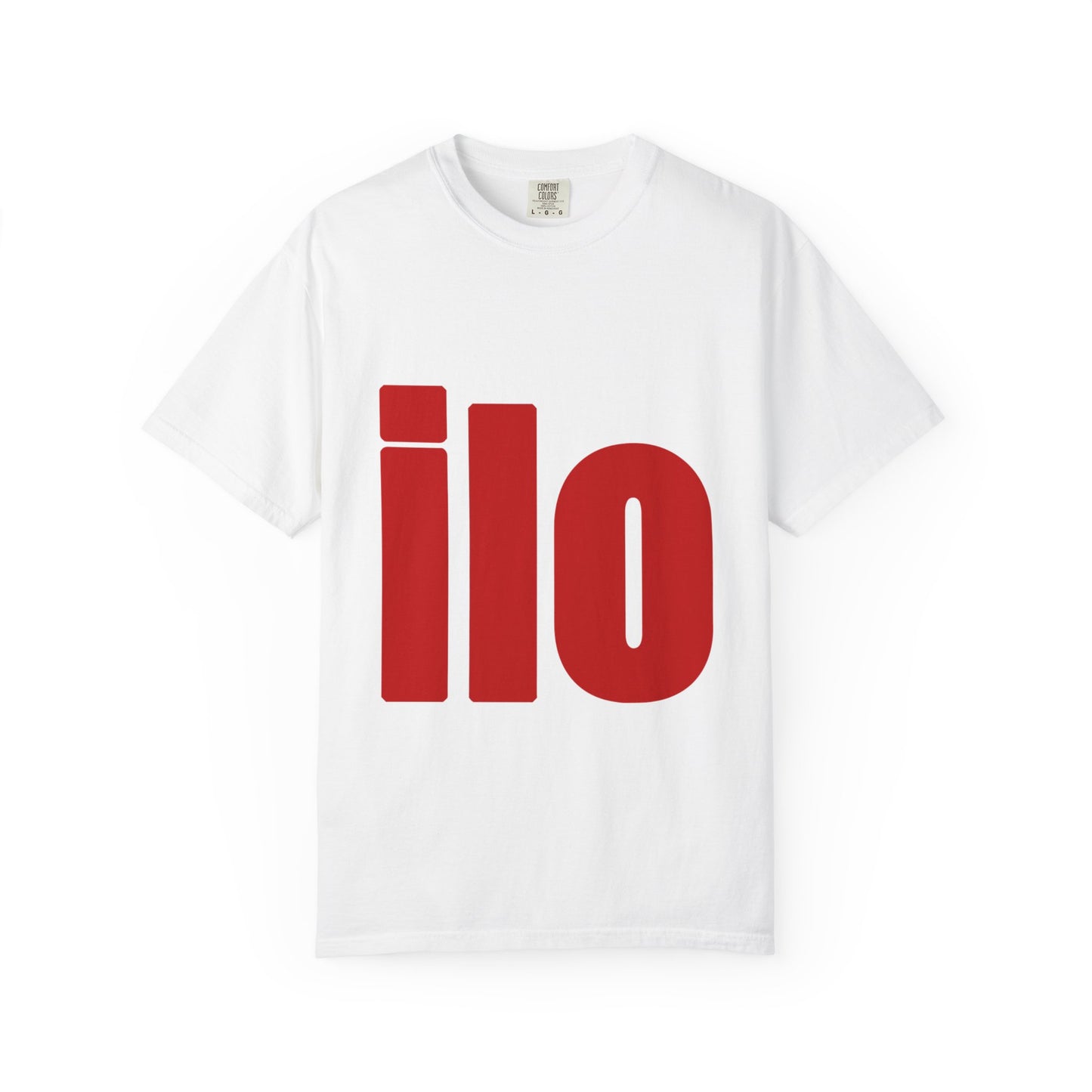ILO Bold Red Block Unisex Dyed T-shirt