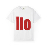 ILO Bold Red Block Unisex Dyed T-shirt
