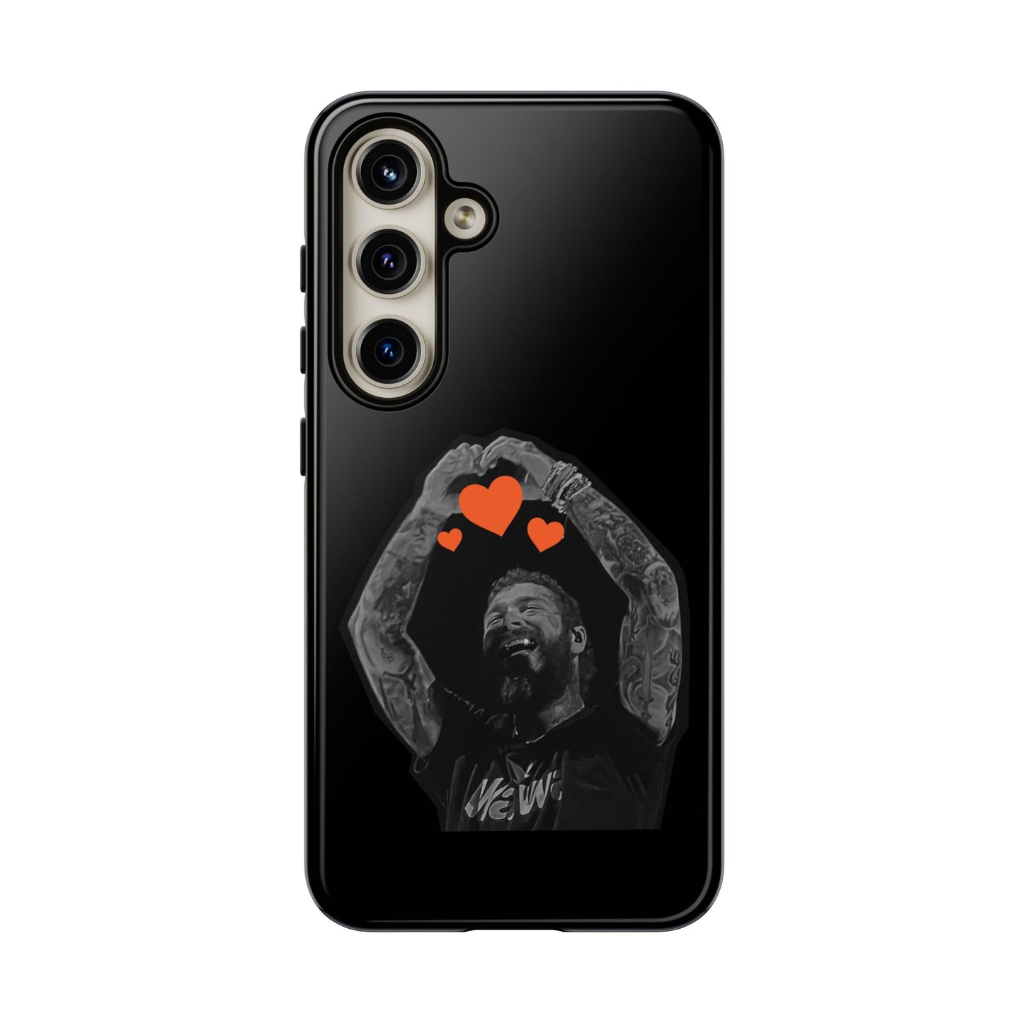 Tough Samsung Case (S20–S25) – Post Malone Heartfelt Wishes