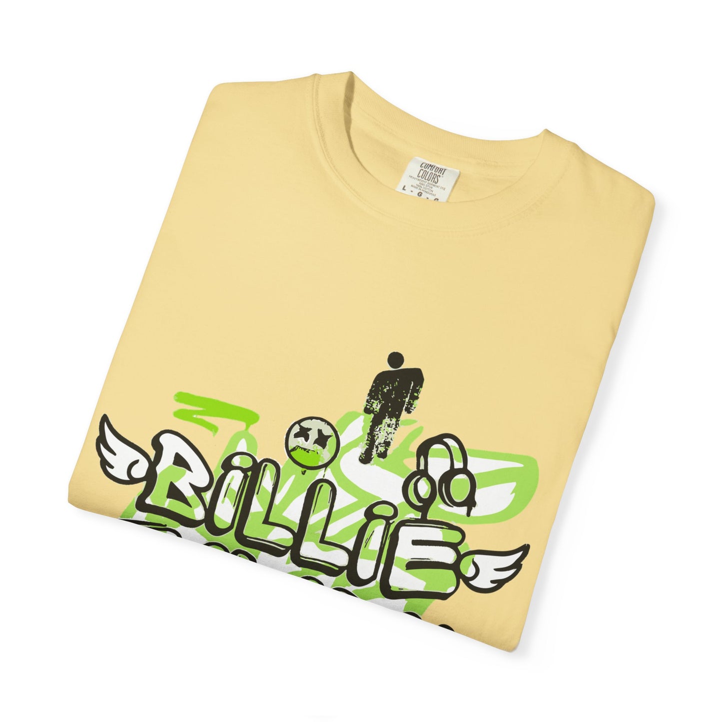 Grunge Angel Graffiti Unisex Dyed T-shirt