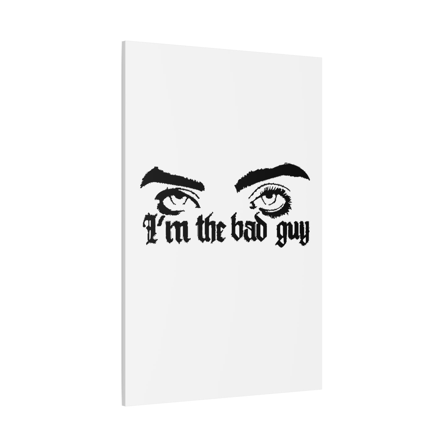 Eyes & Shadows Gothic Matte Canvas