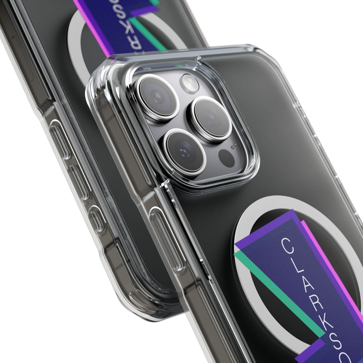 Neon Bolt Energy Magnetic clear Impact Case