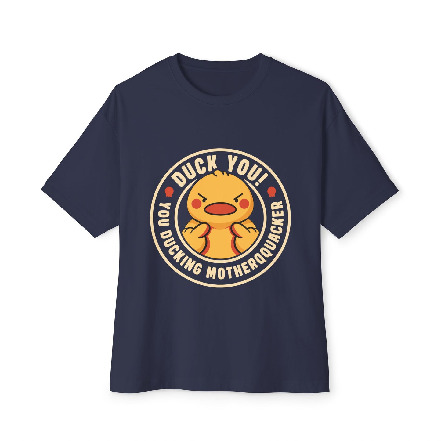 Oversized boxy Tee – Snazzy Duck Edition